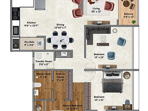 Luxury 3BHK Apartment