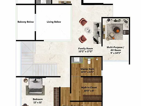 Ultra Luxuriouse 4.5BHK Duplex