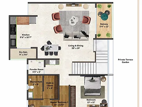 Fully Luxury 4.5BHk Apartment