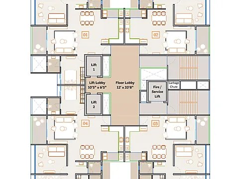 Beautiful 4.5BHK Duplex