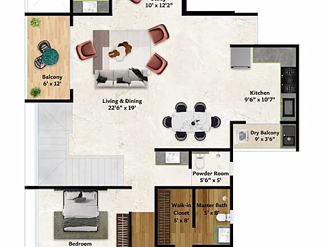 Beautiful 4.5BHK Duplex