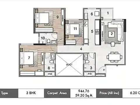 Ultra Luxurious 3 BHK Project