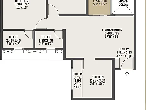 2BHK Apartment