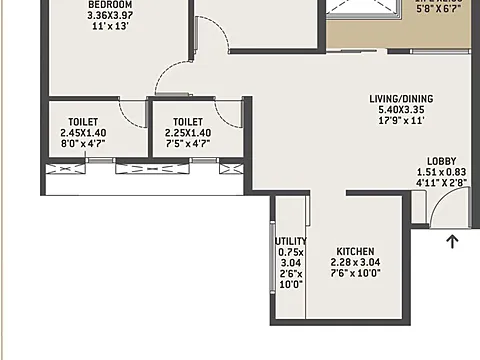 Beautiful 2BHK Apartment