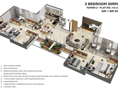 Luxury 2 BHK Residences