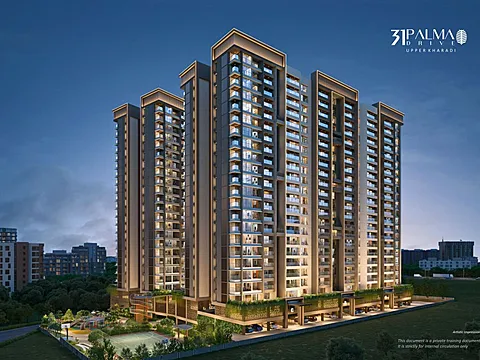 Garden View with 3 BHK