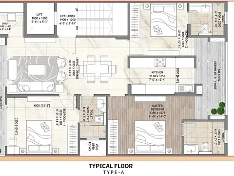 3 BHK Apartments