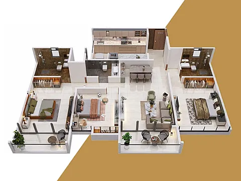3 BHK Luxurious Apartment