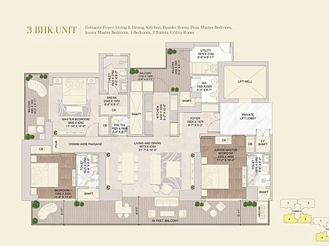 3 BHK Apartment