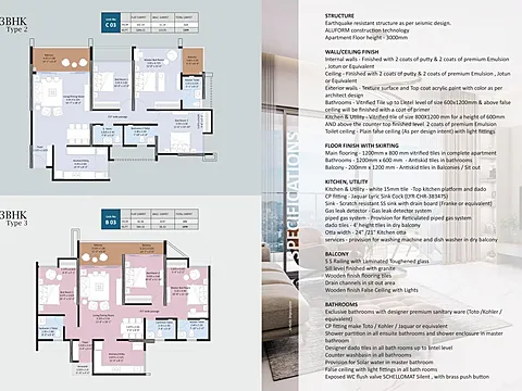 Luxurious 3 BHK Flat