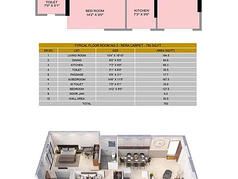 The Best Falt Of 2 BHK Is Yours