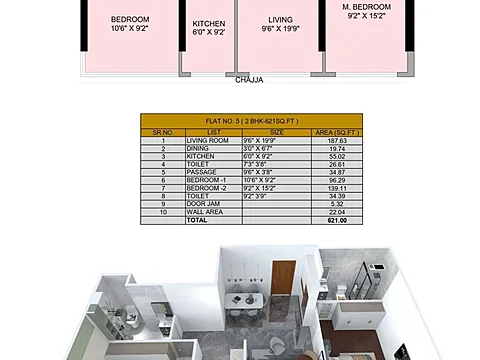 2 BHK Apartment