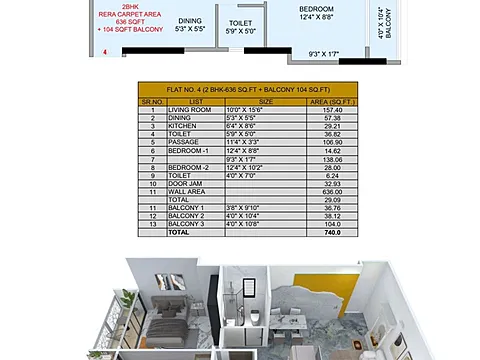 2 BHK Flat