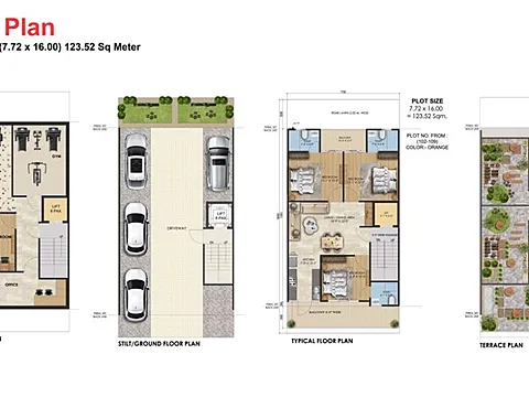Luxurious 3 BHK + Basement With Rooftop