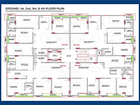 Luxurious 4 BHK Flat
