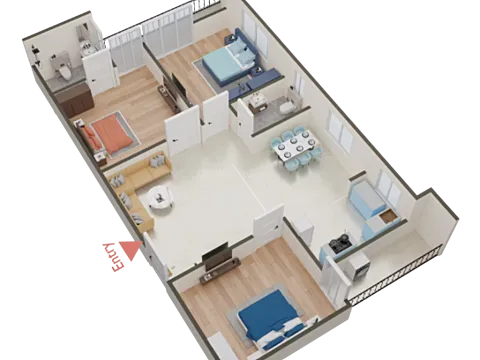 3 BHK Flat