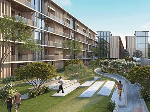 3 BHK Apartment + Study