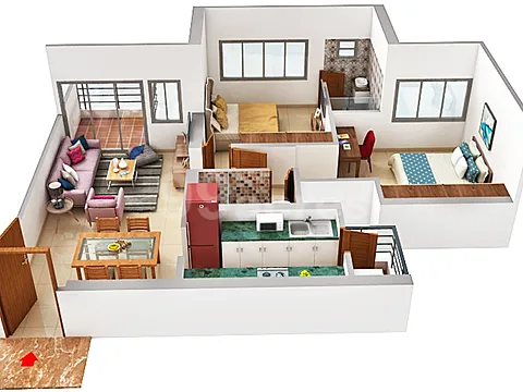 Luxurious 2 BHK Apartment