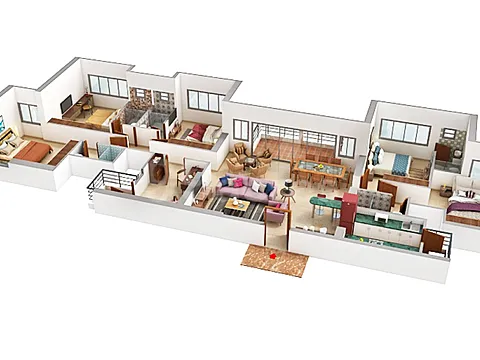 Super Duper 5 BHK Apartment