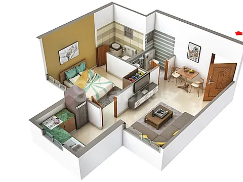 Luxurious 1 BHK Apartment