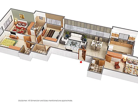 Super Luxurious 4 BHK Apartment