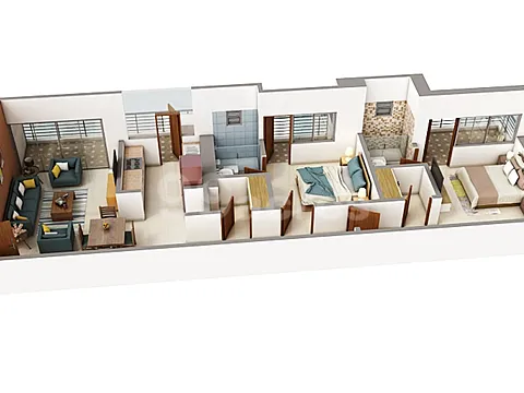Luxurious 2 BHK Apartment