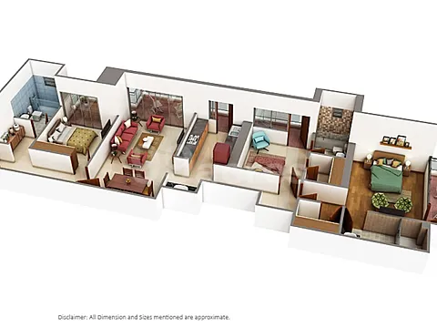 Luxurious 3 BHK Apartment