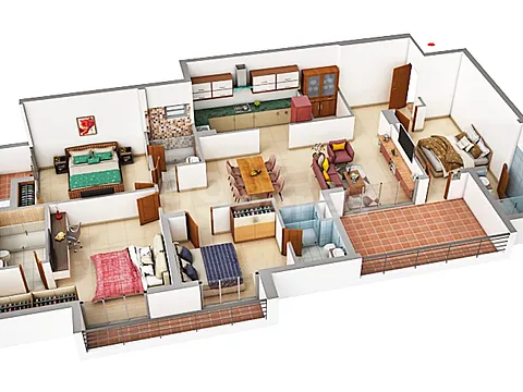 Luxurious 4 BHK Apartment