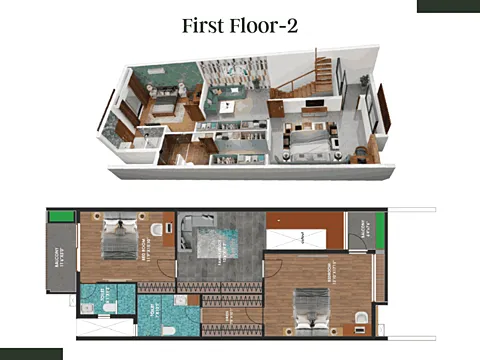 Modern 4 BHK Flat with Excellent Connectivity