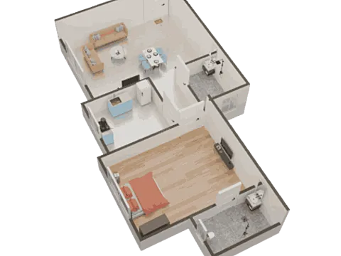 Luxurious 1 BHK Apartment