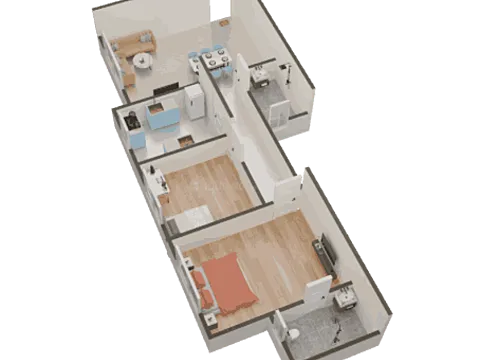 1.5 BHK Luxurious Apartment