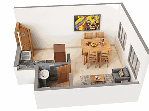 1 BHK Studio Apartment