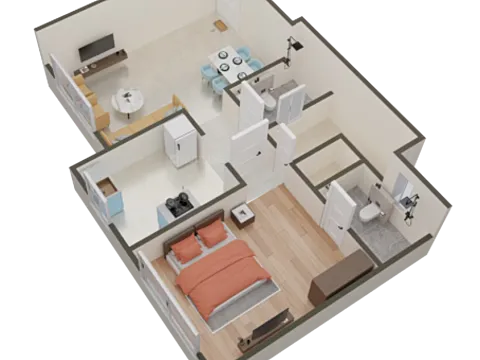 1 BHK Apartment