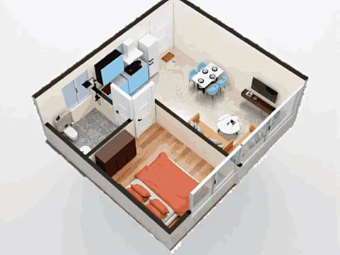 Luxurious 1 BHK Apartment