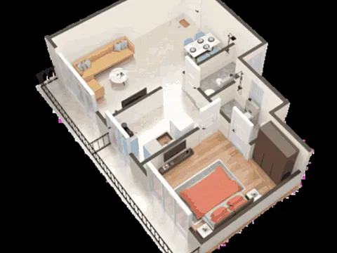 Beautiful 1 BHK Apartment