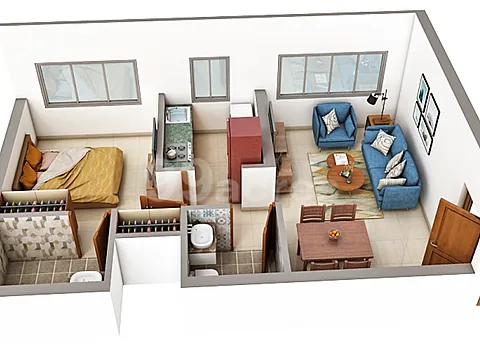 Beautiful 1 BHK Apartment