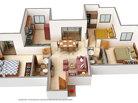3 BHK Apartment Now Its Yours