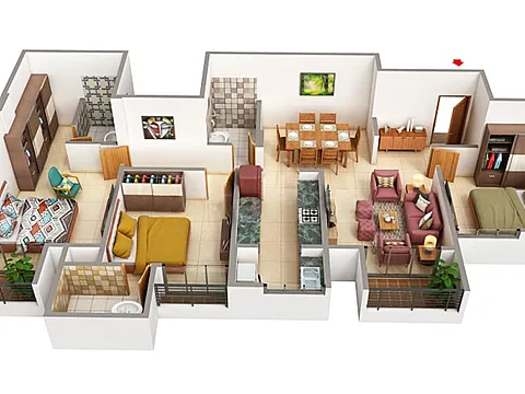 3 BHK Apartment Now Its Yours
