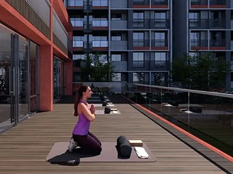 Balcony View 3BHK Apartment