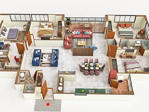 Dream Home 4BHK Apartment For Sale