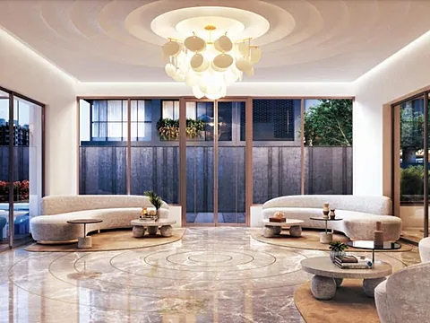 Luxurious 4 BHK Apartment With Balcony View