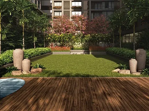 Luxurious 4 BHK Apartment With Balcony View