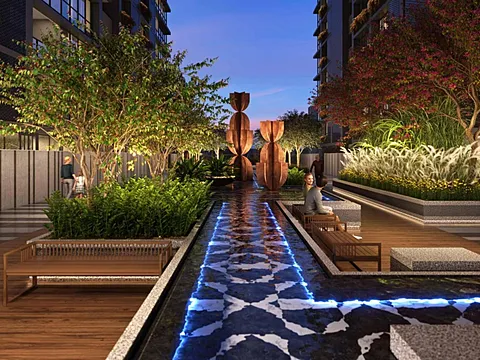Luxurious 4 BHK Apartment With Balcony View