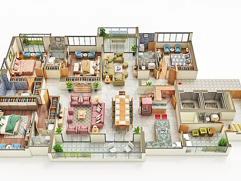 Modern 2 BHK Flat with Excellent Connectivity