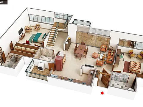 Luxurious 4 BHK Apartment