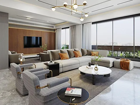 Modern 5 BHK Flat with Excellent Connectivity