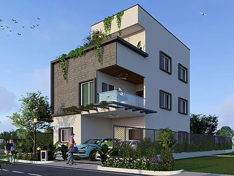 Modern 4 BHK Villa with Excellent Connectivity