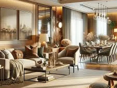4 BHK Apartment With Balcony View
