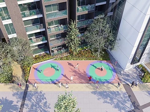 4 BHK Apartment  With Balcony View