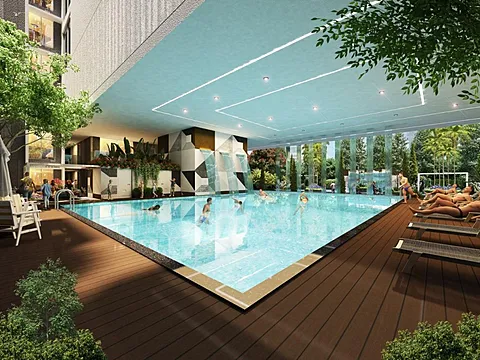 4 BHK Apartment  With Balcony View